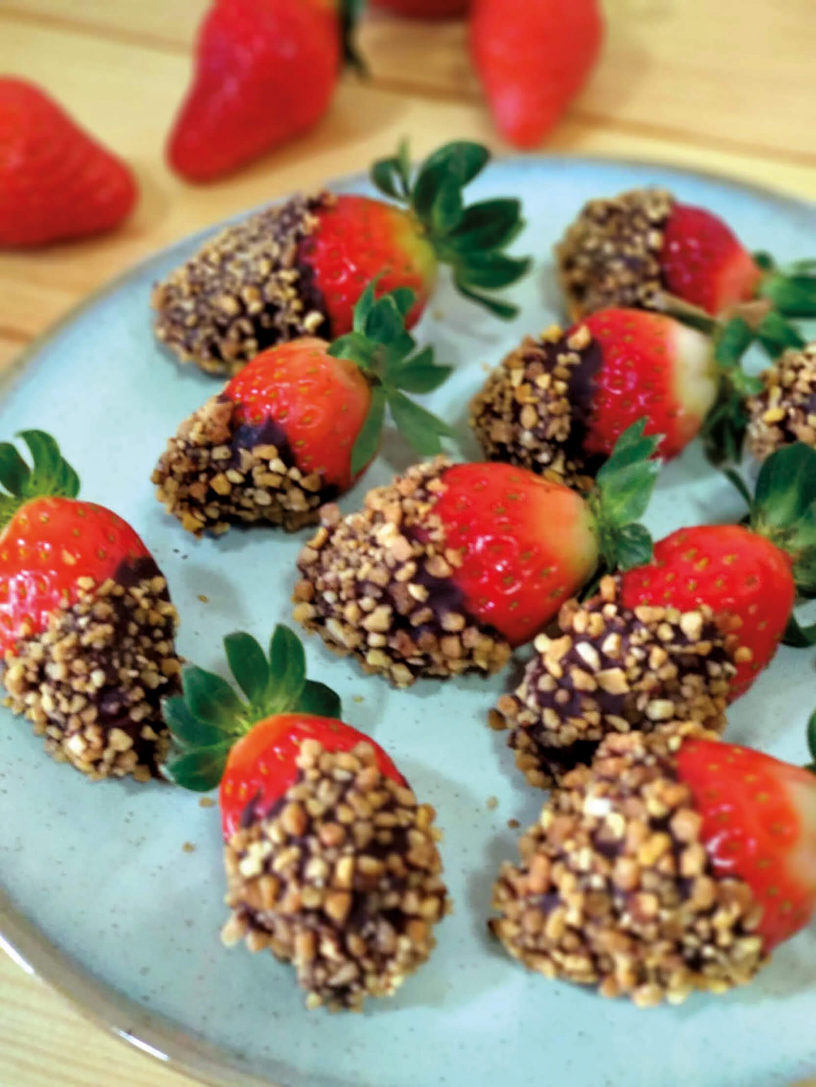 Fresas con chocolate